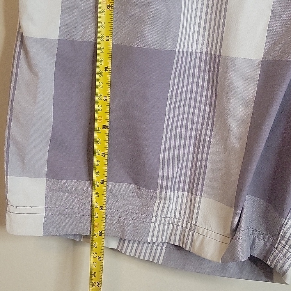 Lululemon Gray Plaid Men's Shorts Sz 36 Good Condition - Picture 10 of 10